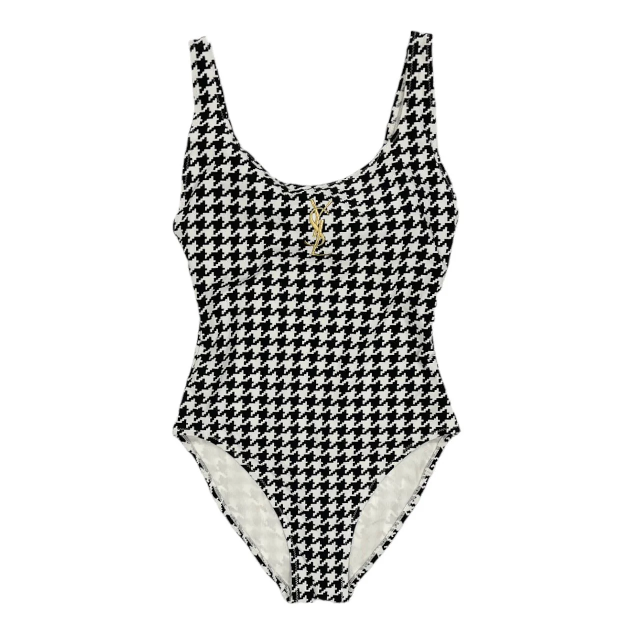 YSL Black Houndstooth One Piece