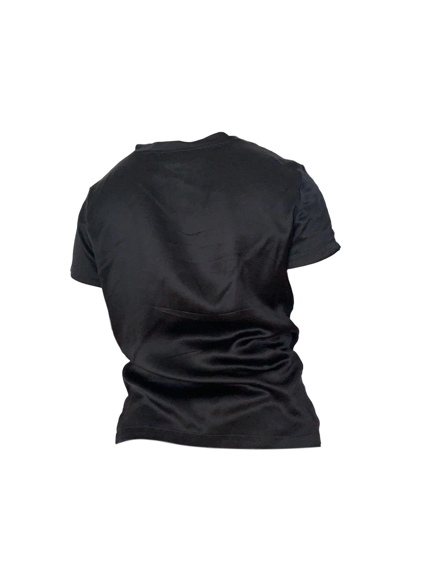 YSL Black Jeweled Silk T-Shirt - Image 4