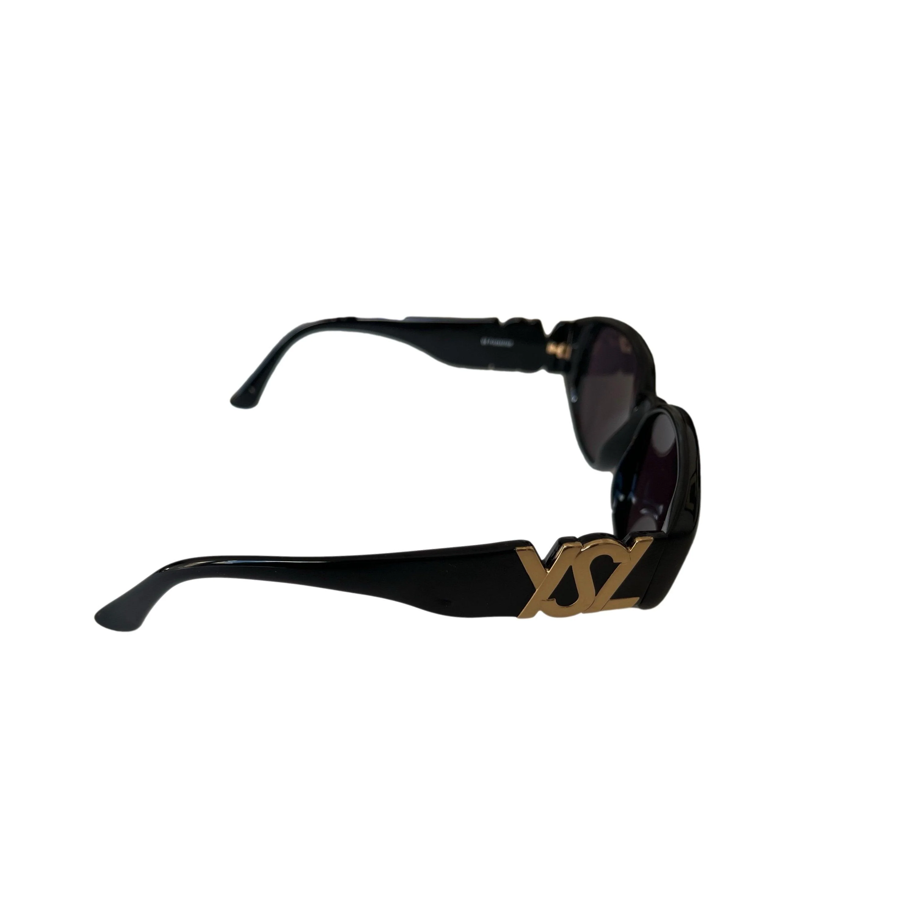 YSL Black Logo Sunglasses - Image 2