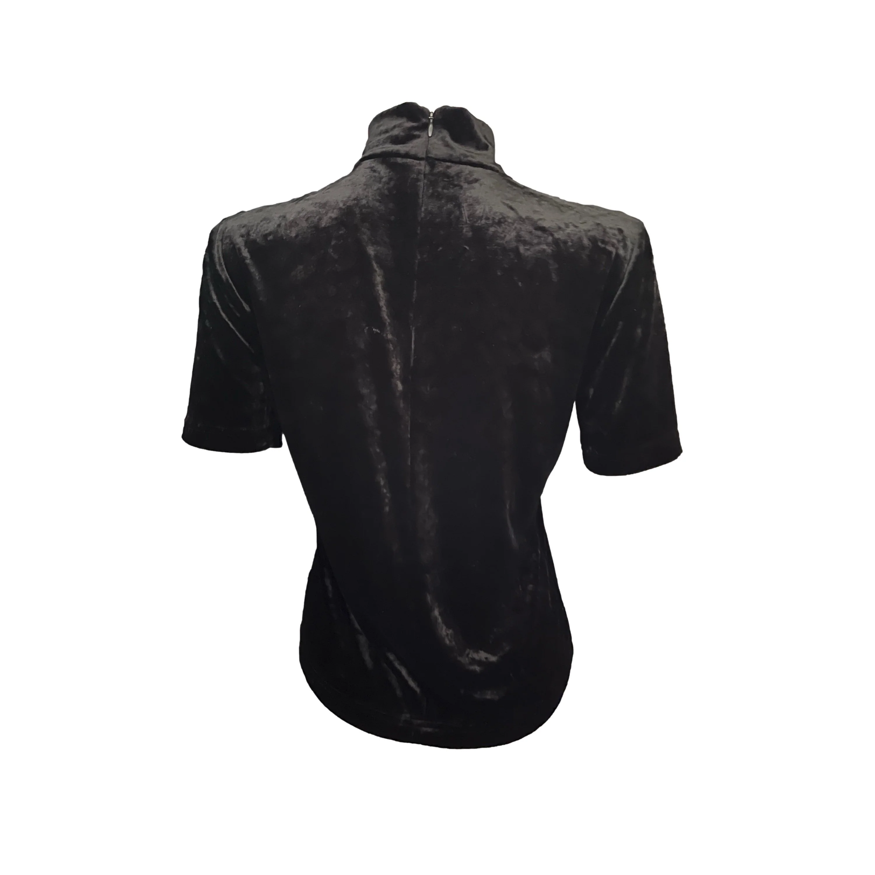 YSL Black Velvet Logo Top - Image 2