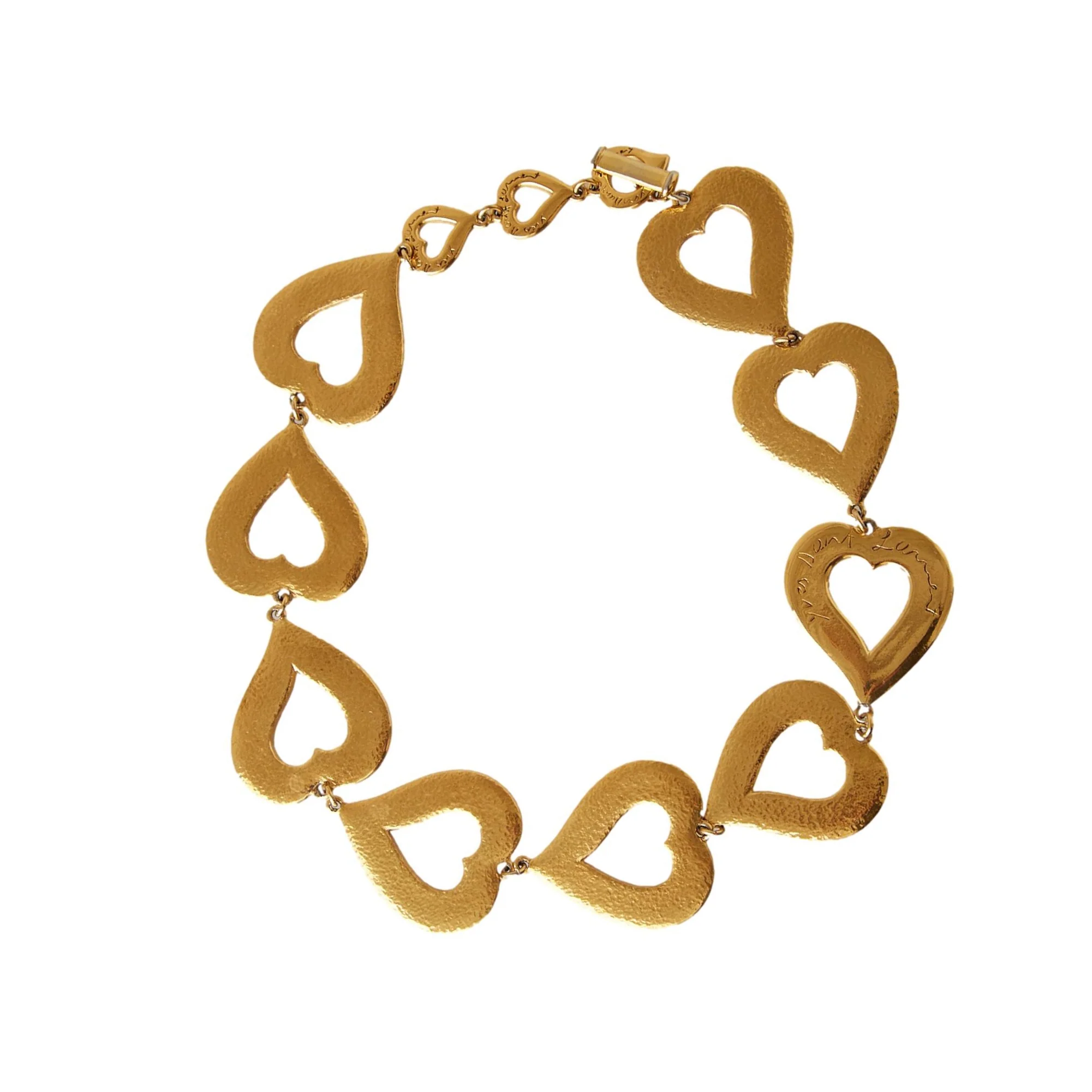 YSL Gold Heart Choker