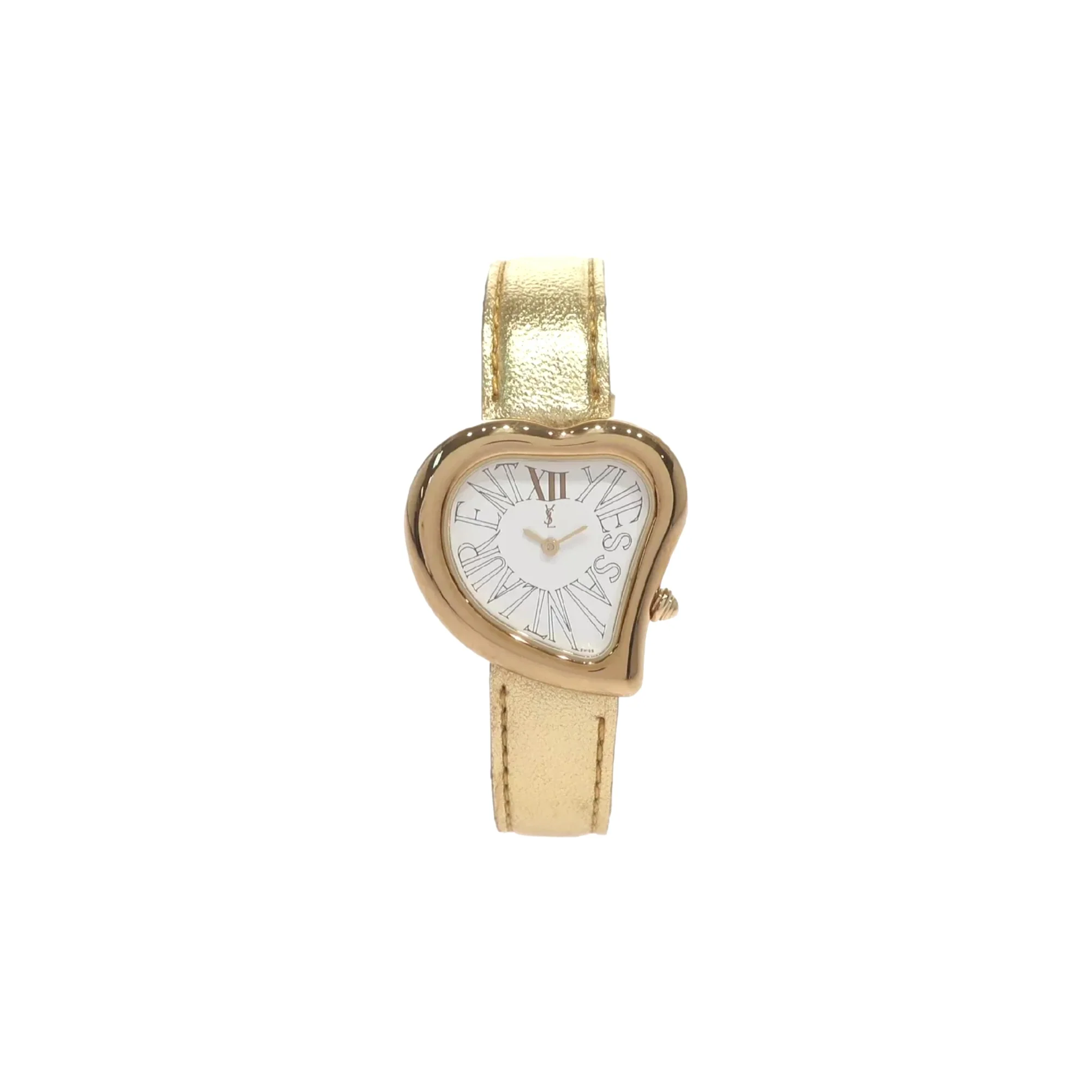Ysl Gold Heart Watch