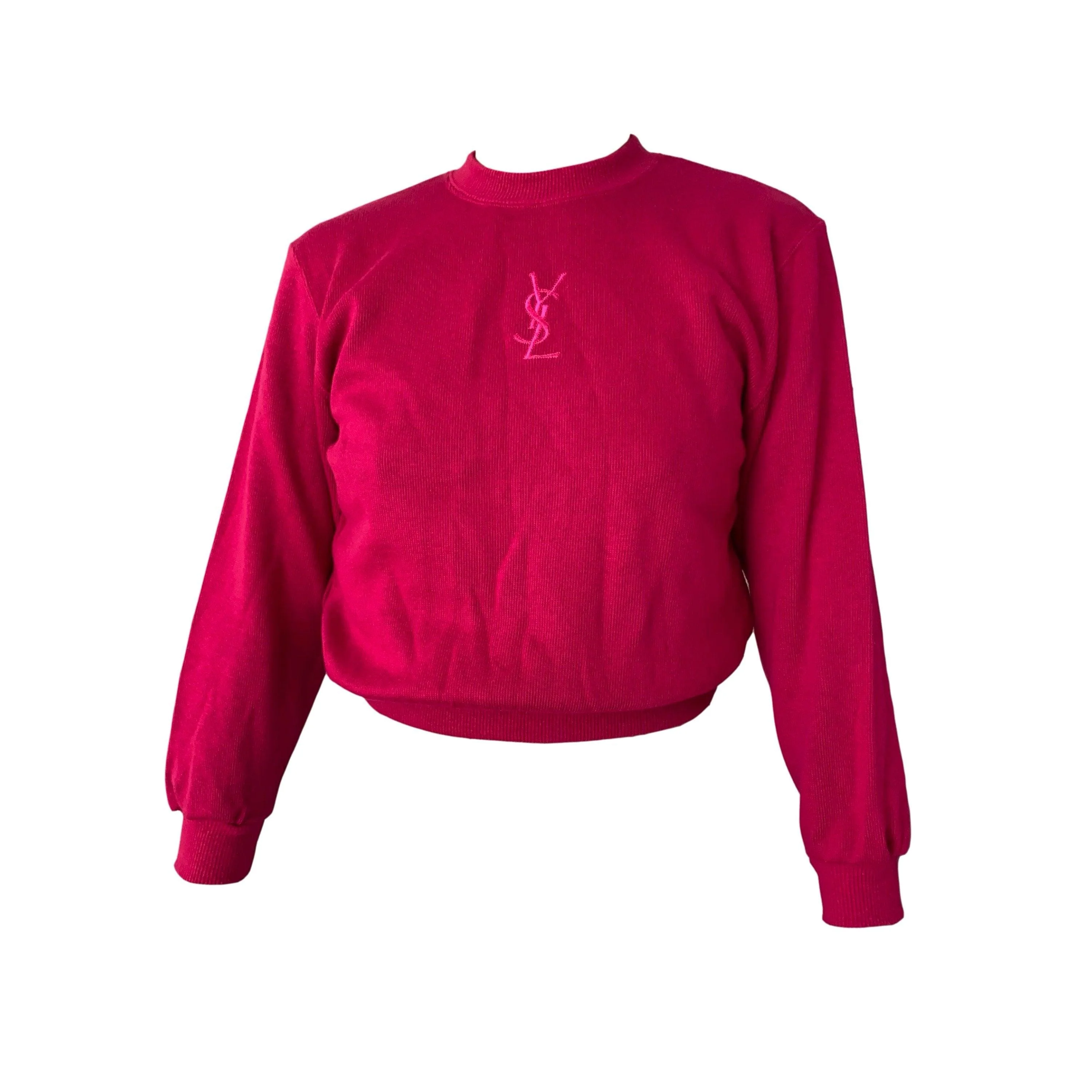YSL Pink Logo Sweatshirt