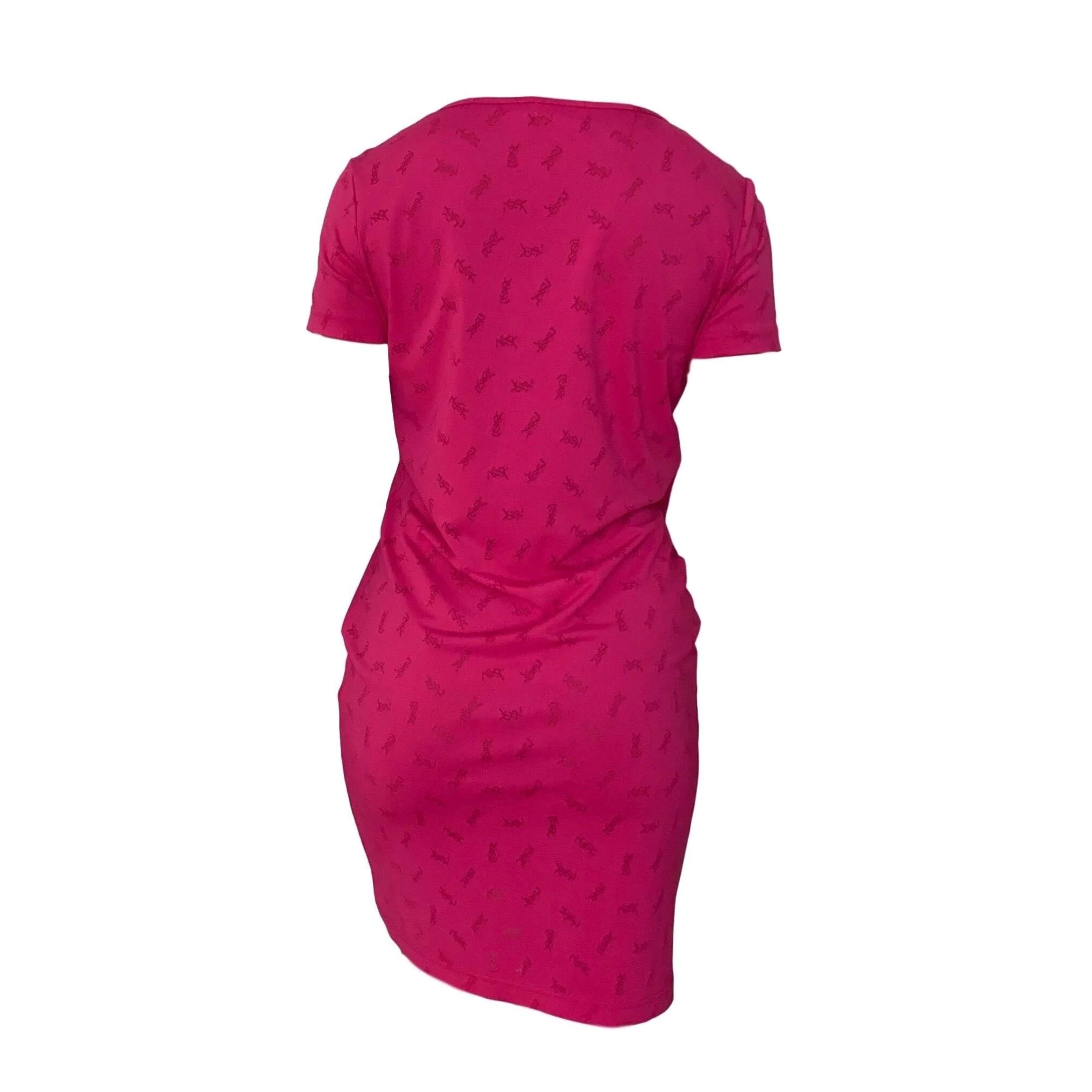 YSL Pink Monogram Dress - Image 2