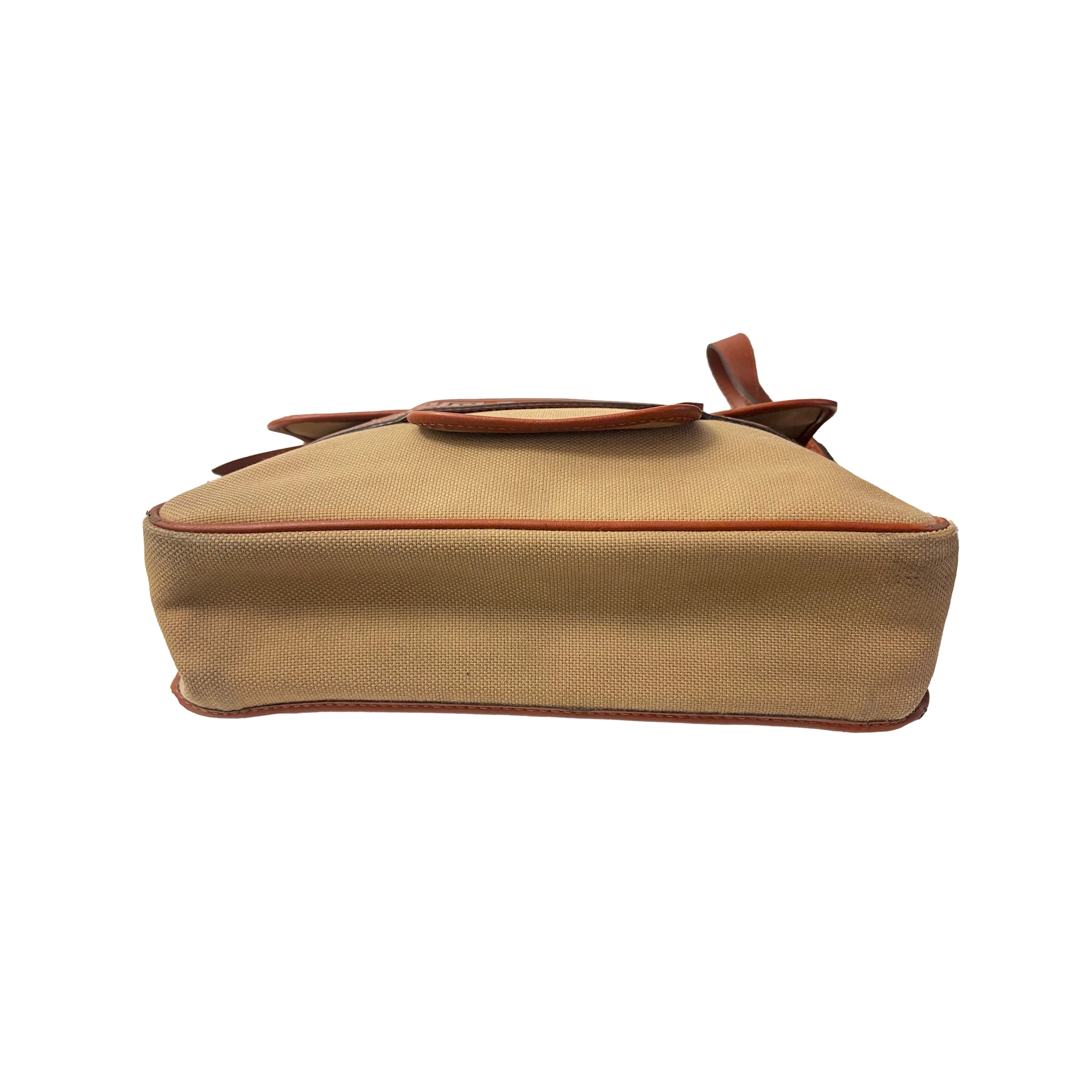 YSL Tan Logo Shoulder Bag - Image 3